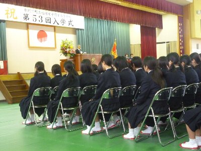 福岡女子商業高等学校　入学式