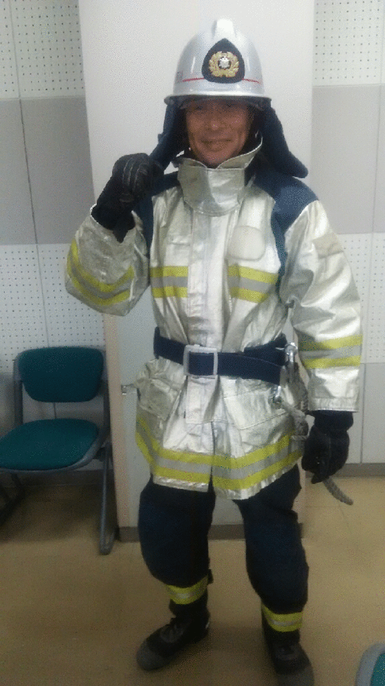 那珂川町議会消防体験訓練